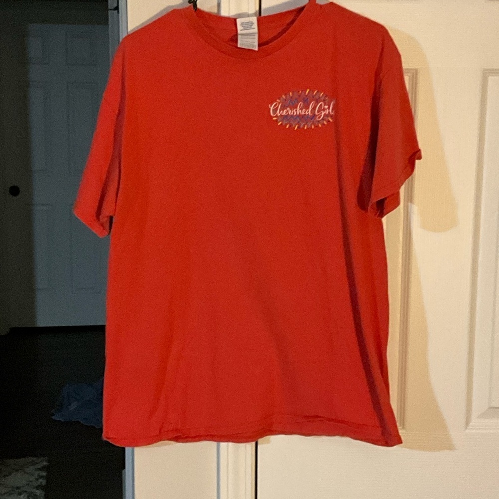 Delta Bright Red Graphic Short Sleeve Tee